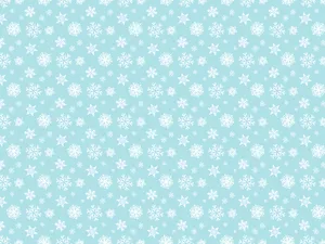 A Blue Snowflake Pattern With White Snowflakes Wallpaper