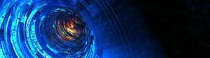 A Blue Spiral With A Blue Background Wallpaper