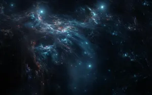 A Breathtaking View Of A Colorful Space Nebula Wallpaper