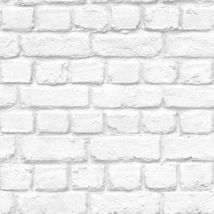 A Brick Tiled Wall In White Wallpaper