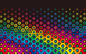 A Bright And Vivid Burst Of Cool Colours Wallpaper
