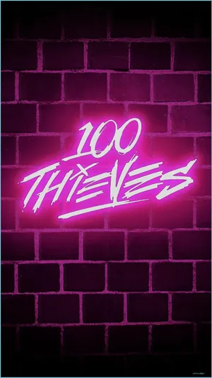 A Bright Pink Neon Aesthetic Painted Across The Walls Of The City Wallpaper