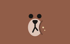 A Brown Bear With A Black Nose Wallpaper