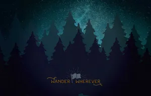 A Calm Blue Aesthetic Desktop Wallpaper