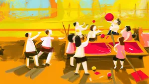 A Captivating View Of Cityscape During Golden Hour Wallpaper