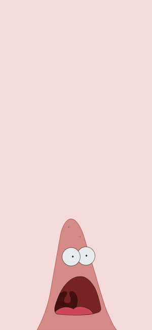 A Cartoon Character With A Mouth Open Wallpaper