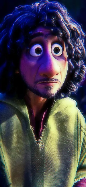 A Cartoon Character With Long Hair And A Green Shirt Wallpaper