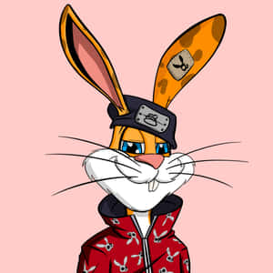 A Cartoon Rabbit Wearing A Jacket And Hat Wallpaper