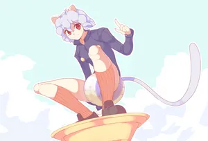 A Cat Sitting On Top Of A Pot Wallpaper