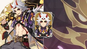 A Character With A Sword And A Sword Wallpaper