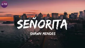A Cityscape With The Words Senorita Wallpaper