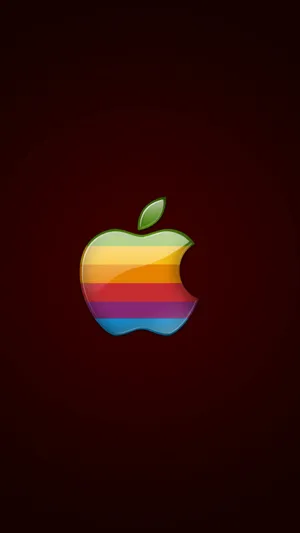 A Classic Vintage Apple Logo Wallpaper