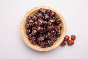 A Closeup Shot Of Dried Jujube Fruits And Seeds Wallpaper