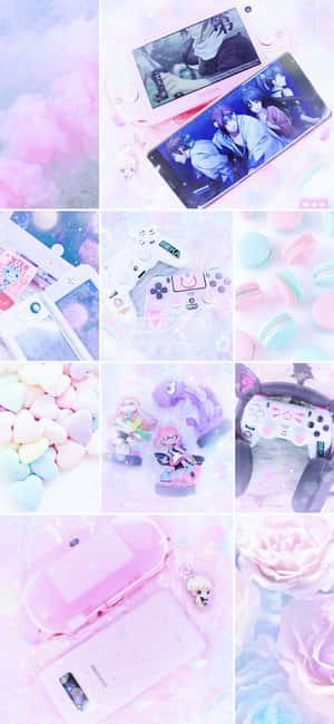 A Collage Of Photos Of Various Items Wallpaper