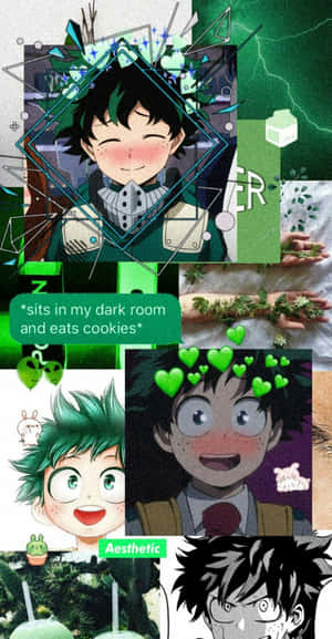 A Collage Of Pictures Of Anime Characters Wallpaper