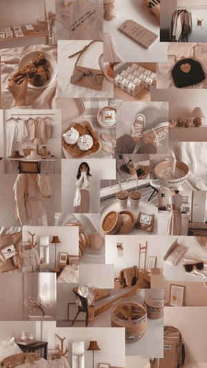 A Collage Of Pictures Of Various Items Wallpaper