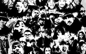 A Collection Of Rap Icons Wallpaper