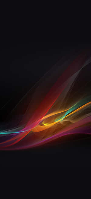A Colorful Abstract Background With A Black Background Wallpaper