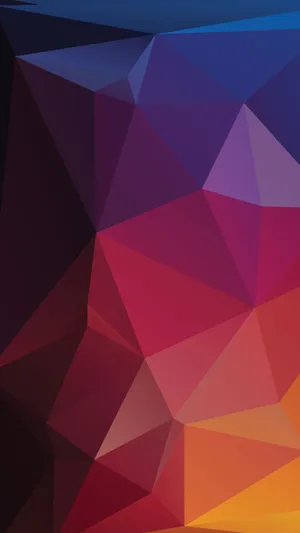 A Colorful Abstract Background With Triangles Wallpaper