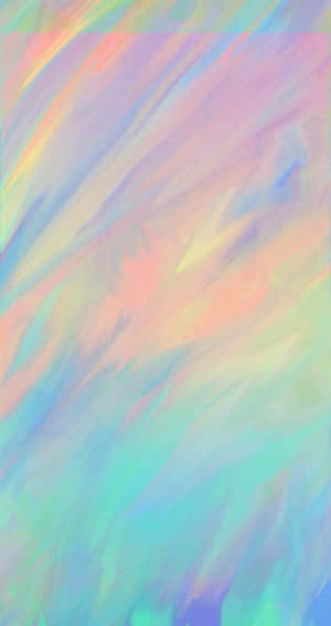 A Colorful Abstract Painting With A Rainbow Background Wallpaper
