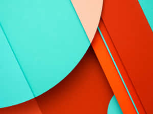 A Colorful Background With A Circular Shape Wallpaper