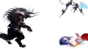 A Colorful Monster Takes A Deep Breath, Staring Out Of This 2560x1440 Wallpaper Wallpaper