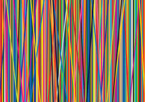 A Colorful Pattern Of Vibrant Interlocking Shapes Wallpaper
