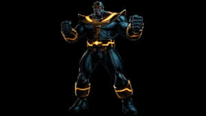 A Comic Book Character In A Blue And Yellow Costume Wallpaper
