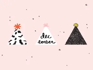 A Computer Decked Out In Christmas Decorations For The Holiday Season Wallpaper