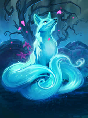 A Cool And Snazzy Anime Fox Wallpaper