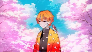 A Cute 4k Anime Art Wallpaper Wallpaper