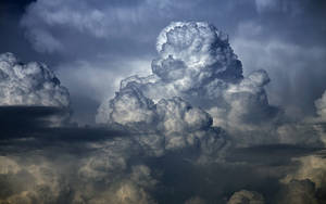 A Dark And Fluffy Cloud Wallpaper