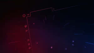 A Dark Background With A Red And Blue Light Wallpaper