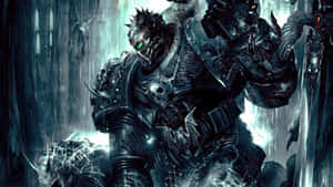 A Dark Image Of A Demon In A Dark Place Wallpaper