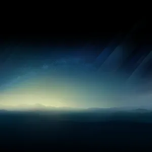 A Dark Night Sky With Mountains And Stars Wallpaper