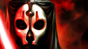 A Darth Nihilus Mask From Star Wars: Knights Of The Old Republic Wallpaper