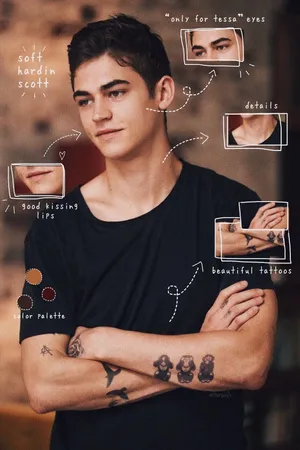 A Determined Hardin Scott In A Thoughtful Stance Wallpaper