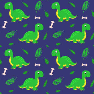 A Dinosaur Gets Silly With A Party Hat Wallpaper