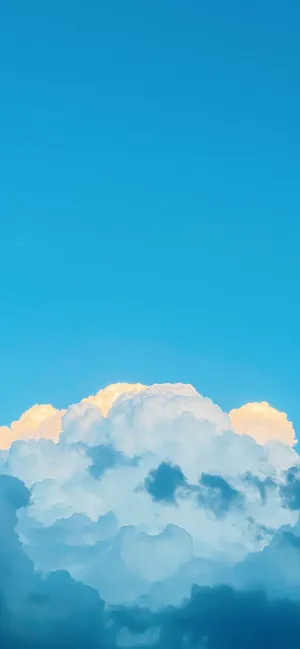 A Dreamy Aesthetic Of Soft White Clouds Wallpaper
