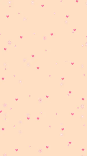 A Dreamy Pastel Peach Aesthetic Of Soft Hues, Perfect For Adding A Touch Of Whimsy To Any Home Décor. Wallpaper