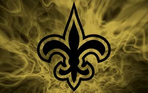 A Fan Celebrates The New Orleans Saints Victory. Wallpaper