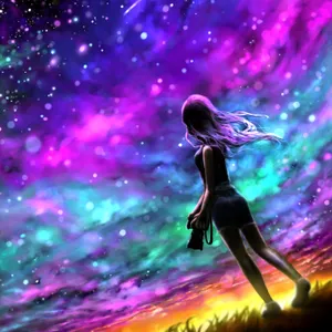 A Girl Using An Ipad With A Thoughtful Expression. Wallpaper