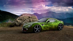 A Glimpse Of Speed: The Iconic Bugatti Car Wallpaper