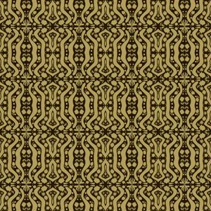A Gold And Black Pattern With A Zigzag Pattern Wallpaper