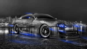 A Gorgeous Black Jdm Supra Wallpaper