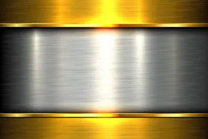 A Gorgeous Solid Color Wallpaper With A Beautiful Tone Of Metallic Gold Wallpaper