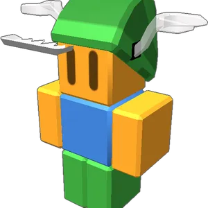 A Green And Blue Character With A Knife Wallpaper