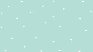 A Green Desktop Computer. Wallpaper