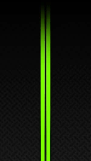 A Green Neon Line On A Black Background Wallpaper