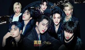 A Group Of Korean Boys Posing For A Picture Wallpaper